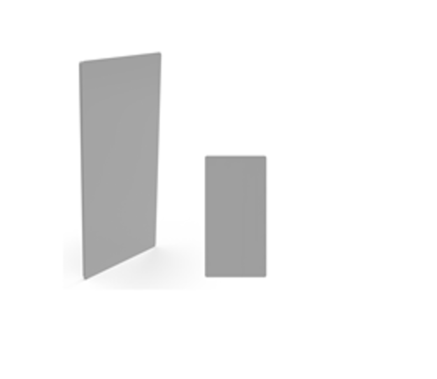 Picture of HP NARROW RH BOXED END JNRZH,PAINTED METAL/BLACK