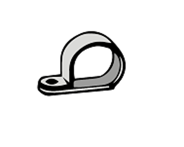 Picture of CABLE CLAMP/CLIP, NYLON, NATURAL COLOR, 3/8"