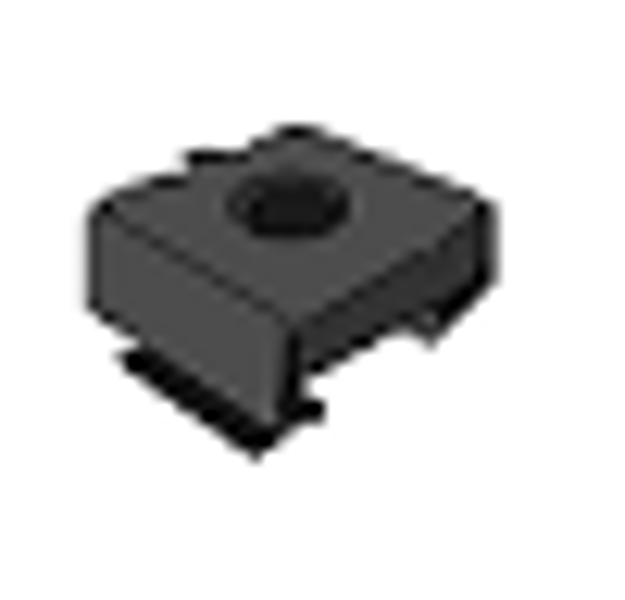 Picture of CAGE SCREW NUTS, ZINC PLATED STEEL, #8-32