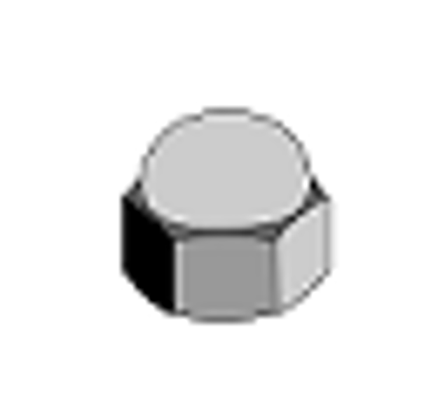 Picture of CAP SCREW NUTS, NICKEL PLATED STEEL, #8-32
