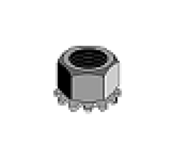 Picture of TOOTH WASHER LOCK NUTS, STAINLESS STEEL 18-8, #10-32