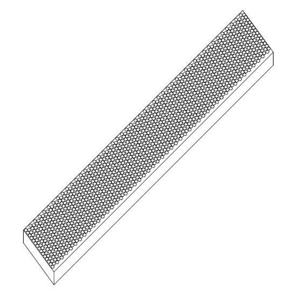 Picture of HP HONEYCOMB 1/4" CELL, 1X5X48, WH