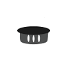 Picture of HOLE PLUG, FLUSH MOUNT PVC, BLACK, 3 1/2"