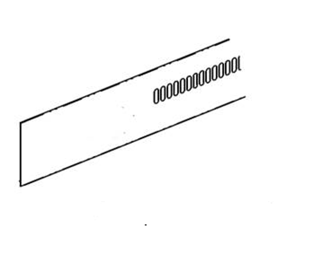 Picture of HP PVC KICKPLATE, 96.25", BLACK